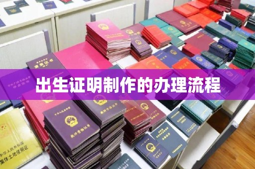 公安出生证明制作的办理流程